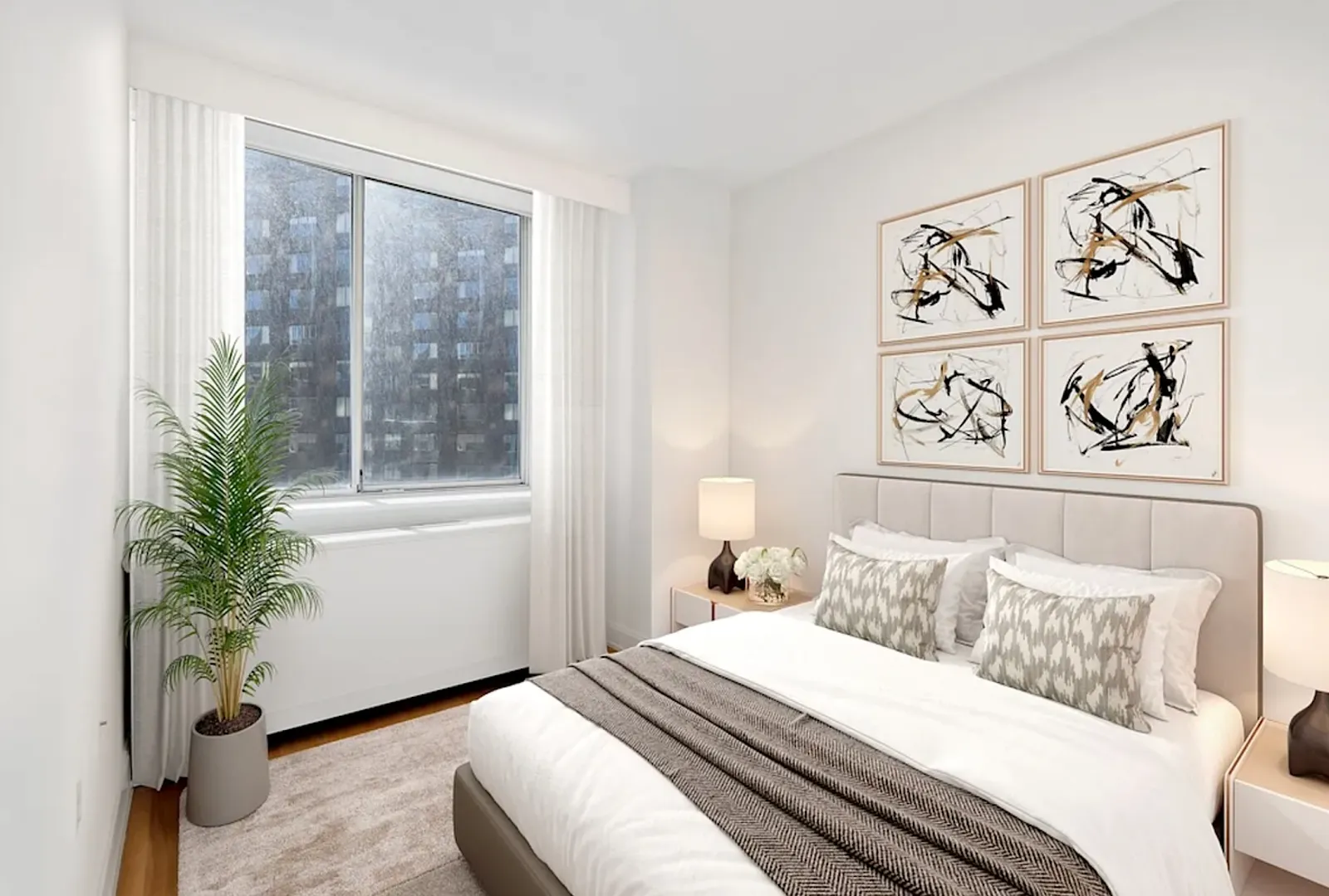 2BR in a sunlit apartment in Midtown East